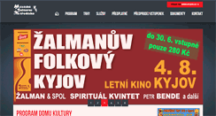 Desktop Screenshot of dum-kultury-kyjov.cz
