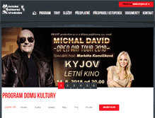 Tablet Screenshot of dum-kultury-kyjov.cz